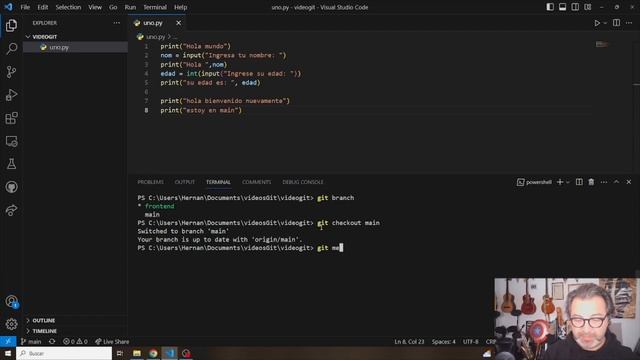 Usando Git (parte 3 - Ramas) смотреть онлайн