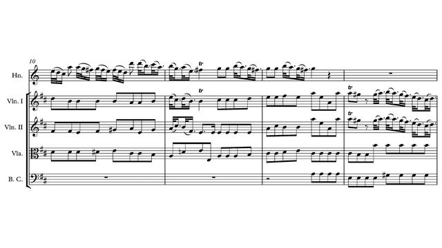 Horn Concerto in D Major Lund 10 By Johann Georg Knetchel (with Score) смотреть онлайн