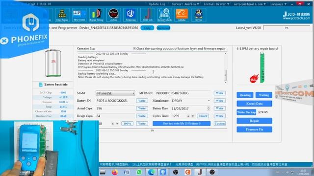 Programadora Apple JC ID V1SE Atualizada