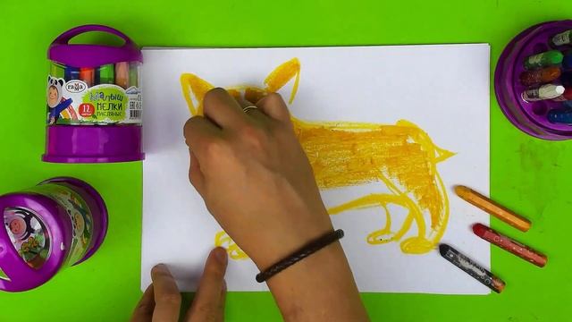 Как нарисовать СОБАКУ КОРГИ урок рисования смотреть онлайн