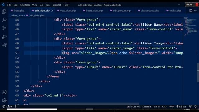 76. Create Edit Slider Page Using PHP & MySQL смотреть онлайн