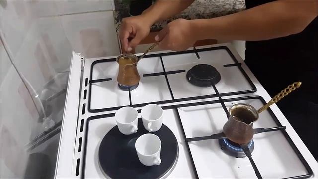 Bol Köpüklü Alevli Türk Kahvesi Yapımı Macchiato Nasıl Yapılır Yemek Tarifleri Espresso Coffee