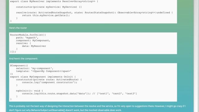 Angular 2 Router Using BehaviorSubject Observable in Resolve смотреть онлайн