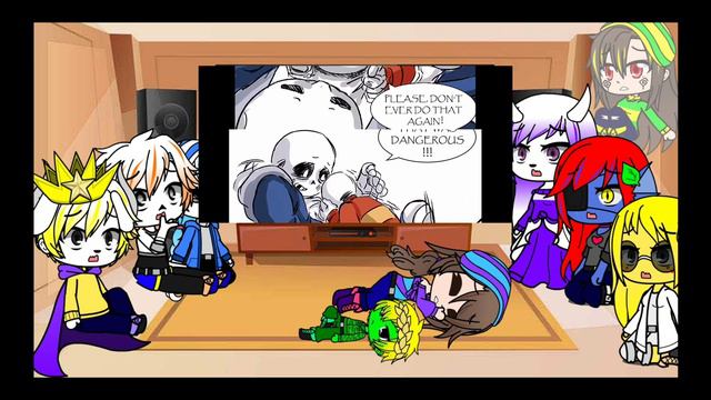 ~Undertale react to 7 years old~ (my first react video) смотреть онлайн