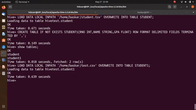 Hive create table example смотреть онлайн