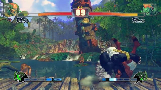 FMC - Street fighter IV - Mod Skins - Dhalsim Ghandi VS Blanka смотреть онлайн