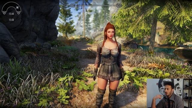 SKYRIM mod 5 kaş göz saç tattoo VE KARARKTER İŞİ BİTER смотреть онлайн