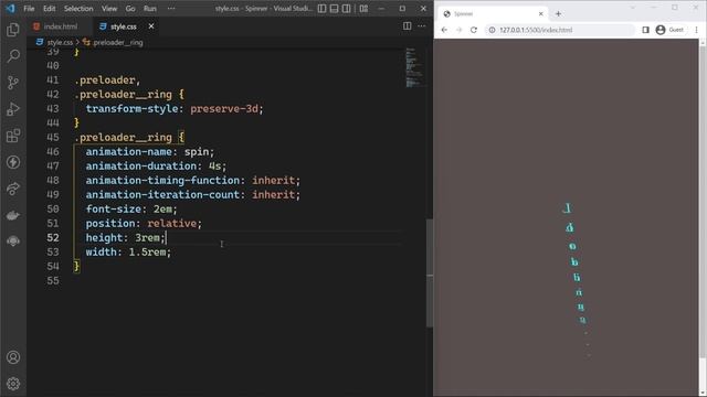 ? How to Create Your Own Page Spinner / Preloader (HTML, CSS) | How to create a loading animation смотреть онлайн