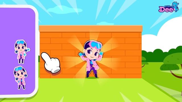 Bella Became a Giant! ?| Hole in the Wall Game Play | DD Dance | Dr.Candy & Dragon Dee | Kids Game смотреть онлайн