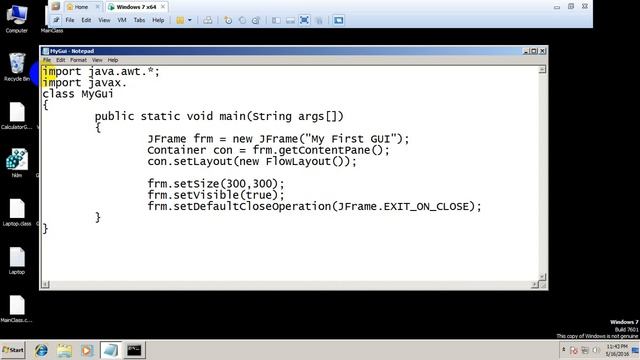 Graphical User Interface with JFrame | Java GUI 1 смотреть онлайн