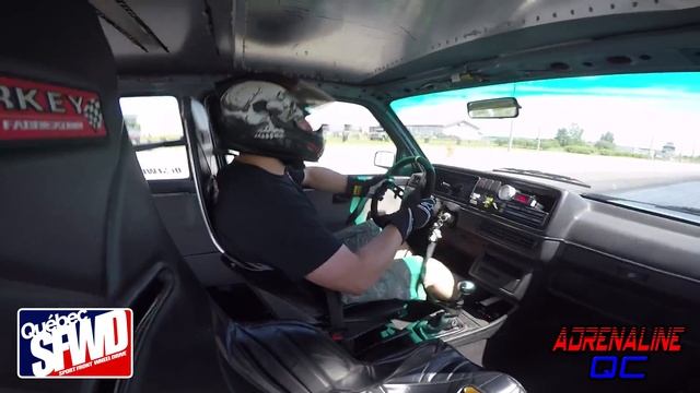 SFWD VR6 Turbo BCF MK2 Volkswagen GolF Napierville Dragway смотреть онлайн