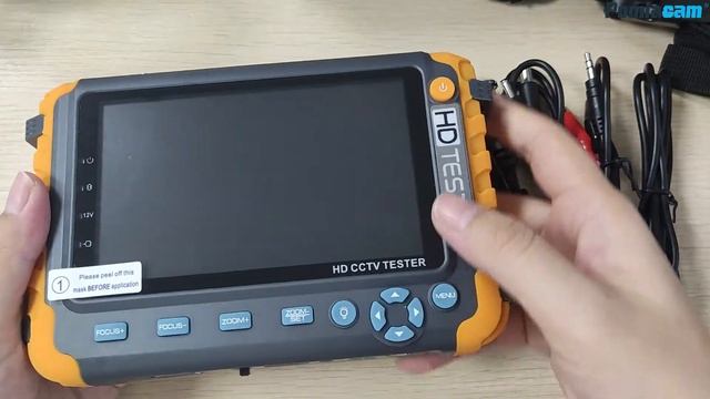 IV8W CCTV tester monitor for 8MP AHD TVI CVI CVBS camera testing RS485 PTZ control VGA HDMI input смотреть онлайн