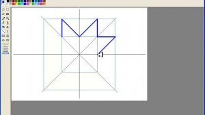 Графический редактор Paint. Снежинка