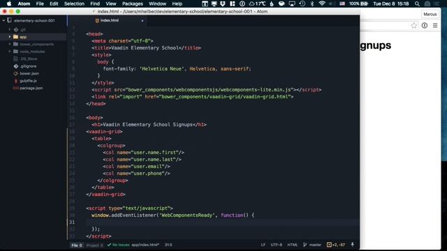 Connecting Vaadin Grid to a JSON array - Elementary School #2 смотреть онлайн