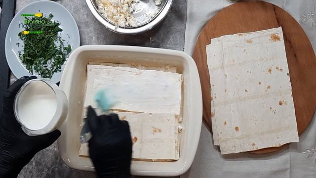 ?Диетическая АЧМА ? Ленивая пп Ачма ? РЕЦЕПТ из лаваша с сыром и творогом. смотреть онлайн