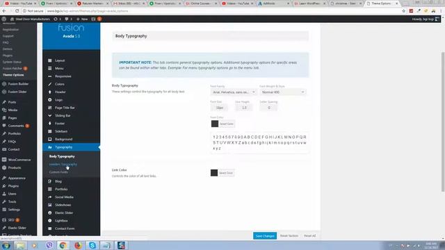 How to change font in WordPress theme tutorial - avada theme смотреть онлайн