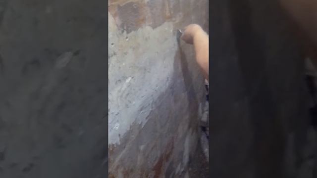 Удаление масляной краски с бетонных стен. смотреть онлайн