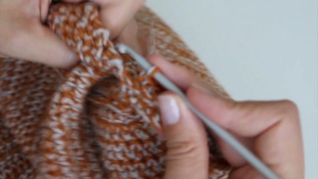 МК ворот для СВИТЕРА КРЮЧКОМ смотреть онлайн