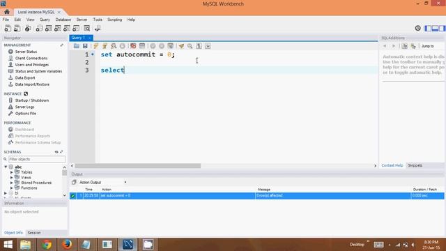 MySQL Tutorial How to use Commit and Rollback TCL in Workbench смотреть онлайн