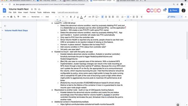 Kubernetes SIG Storage - Volume Health Discussion 20210423 смотреть онлайн