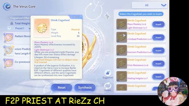 SECRET TO GET DIMIK COGWHEEL !! RAGNAROK ORIGIN - RieZz CH смотреть онлайн