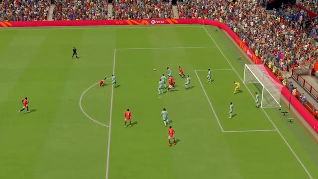 Scoring a bicycle kick goal with 19 yr old Musiala in FIFA 23 смотреть онлайн