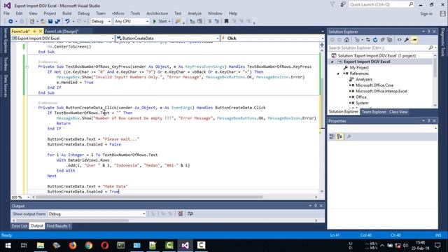 Visual Basic .Net | Export DataGridView to Excel and Import Excel to DataGridView with VB .NET смотреть онлайн