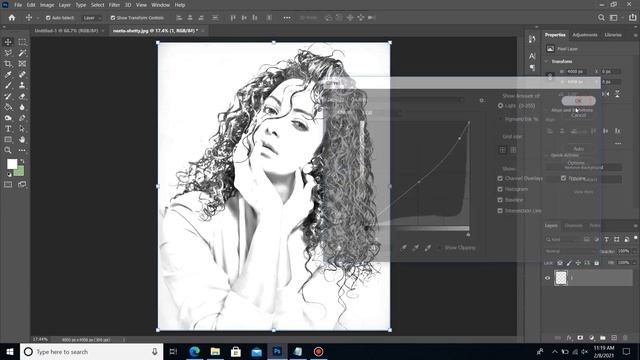 How to Convert Your Photo into Pencil Sketch in Photoshop смотреть онлайн
