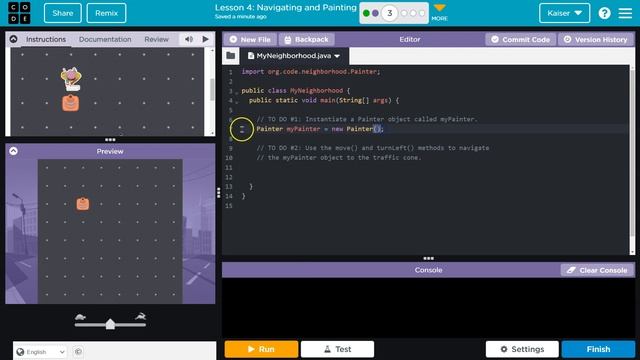 Code.org Lesson 4.3 Navigating and Painting | Tutorial with Answers | Unit 1 Computer Science A смотреть онлайн