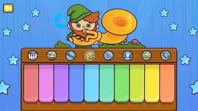 Bimi Boo Kids Piano Games for Babies & Toddlers | 비미보 베이비 키즈 피아노 유아용 게임 | Kids Fun Place смотреть онлайн