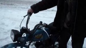 Не заводится? Научим! (Как правильно заводить мопед Карпаты зимой)
