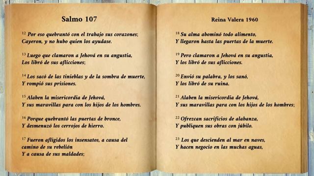 ? El Libro De Los Salmos – SALMO 107 | Dios Libra De La Aflicción