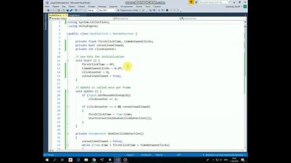Unity Tutorial How To Detect Long Mouse Click And Double Mouse Click In Game With Simple C# Scripts