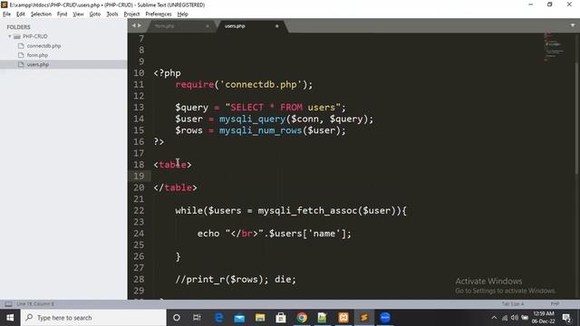 Fetch data in php from mysql in hindi #4 смотреть онлайн