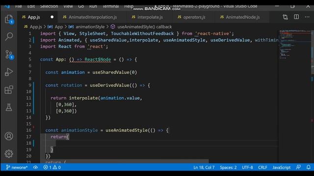 React Native Reanimated Rotation смотреть онлайн