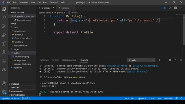 NextJs - React Framework - Accessing Static Content смотреть онлайн