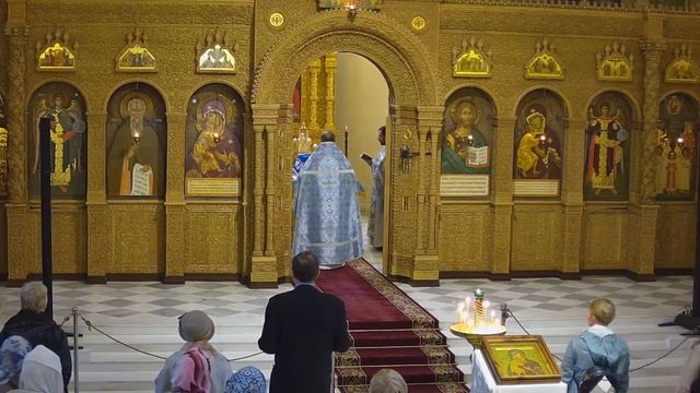 14.10.2023 Божественная Литургия в Праздник Покрова Пресвятой Богородицы в Феодоровском соборе смотреть онлайн