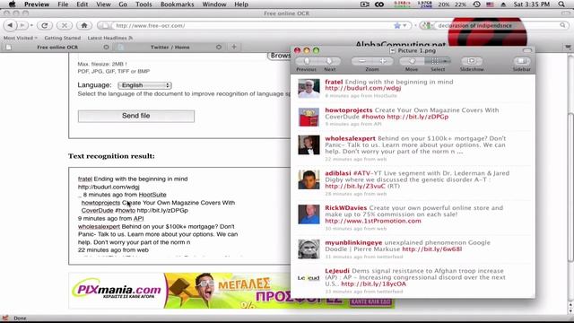 Review: Free-OCR.com (Optical Character Recognition) смотреть онлайн
