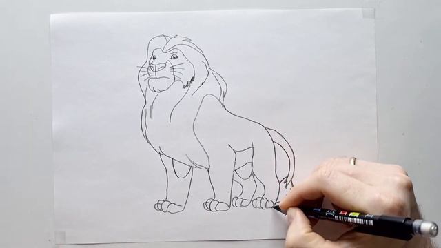Master Drawing The Lion King with This Easy Pencil Tutorial for Kids - How to draw a lion смотреть онлайн
