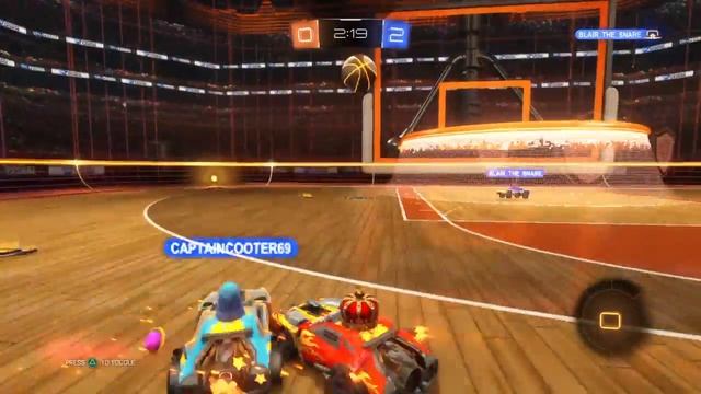 Rocket League Hoops | MY FIRST HOOPS GAME! смотреть онлайн
