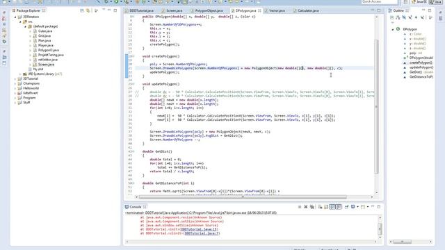 Java Tutorial #13 - 3D From scratch - Proper view rotation смотреть онлайн
