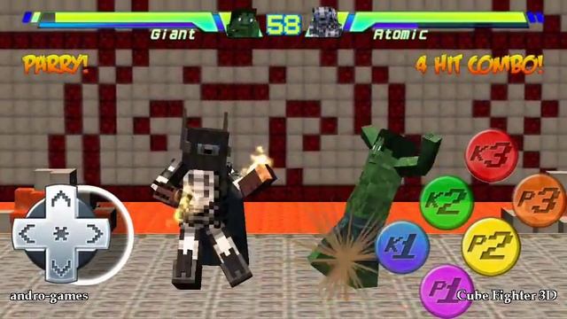 Cube Fighter 3D (by Bunbo games) - action game for android and iOS - gameplay. смотреть онлайн