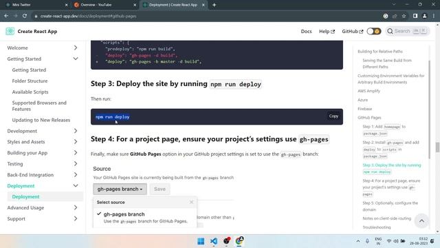 Deploy React Website on Github Pages | Twitter Clone in React JS - 7 смотреть онлайн
