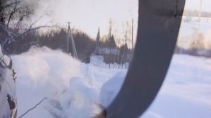 Диагональный скоростной отвал на фаркоп