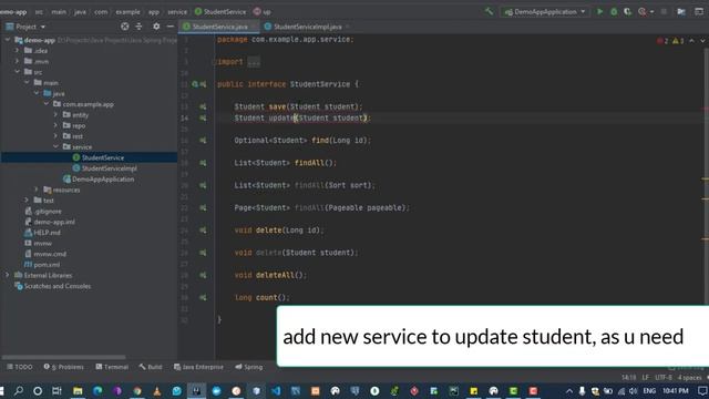 How to implement CRUD operations of Spring Boot project using SnA Generator смотреть онлайн