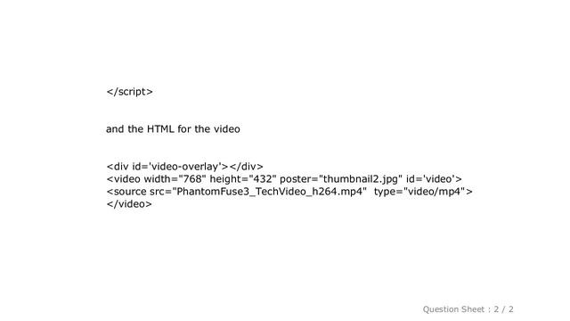 HTML : Show poster image or pause button when HTML5 video is paused? смотреть онлайн