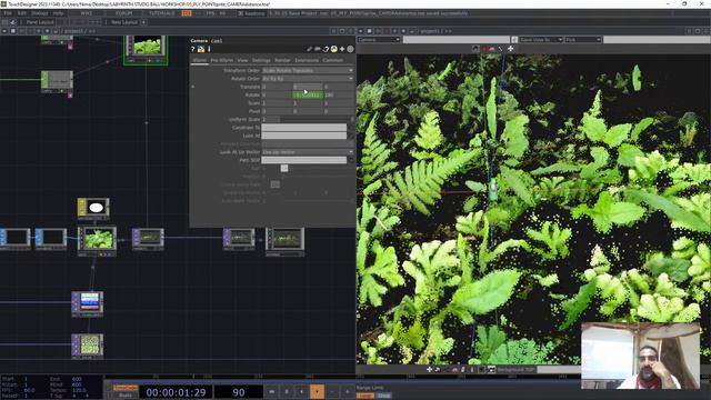 Touch Designer , Working With 3D Scenes, Rendering And Post Production