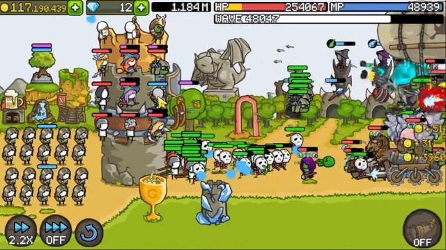 Grow Castle 48040 волн со старта на ОмегаЛул билде смотреть онлайн