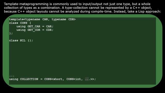C++'s Metaprogramming: Collection of Types смотреть онлайн