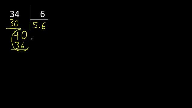 Dividir 34 entre 6 , division inexacta con resultado decimal . Como se dividen 2 numeros смотреть онлайн